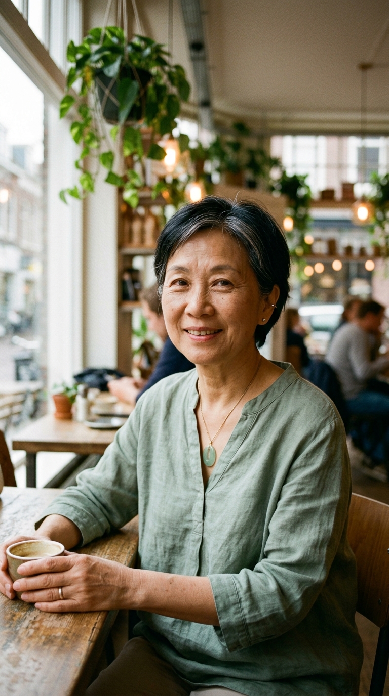 Portret van Mei